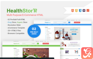Health Shop - Multi Purpose eCommerce Website Template 1.0