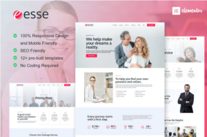 Esse - Life Coach & Consulting Elementor Template Kit