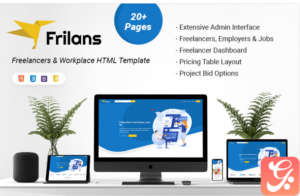 Frilans Freelancers and Workplace HTML Website Template 1.0