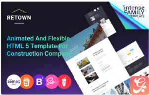 ReTown - Construction Company Responsive Website Template 1.0