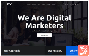 Ovi - Digital Agency Bootstrap Website Template 1.0