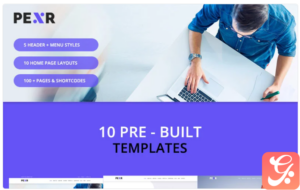 Pexr - Responsive Multipurpose HTML5 Website Template1.0