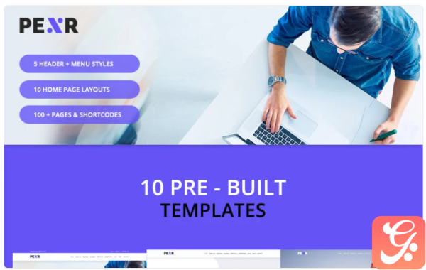 Pexr Responsive Multipurpose HTML5 Website Template