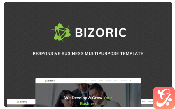 Bizoric Responsive Multipurpose HTML Website Template