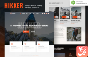 Hikker – Hiking & Mountain Trekking Elementor Template Kit