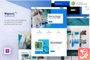 Wypool – Swimming Pool Cleaning & Maintenance Services Elementor Template Kit