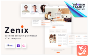 Zenix - Business Consulting HTML Website Template 1.0