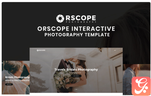 Orscope Interactive Photography Website Template