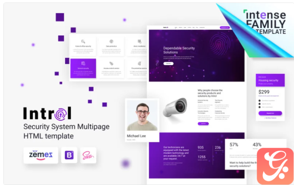 Introl - Security Company Responsive Website Template 1.0