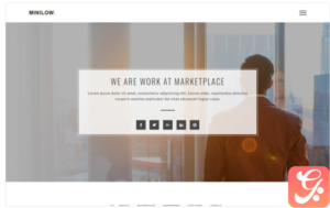 Minilow Creative Portfolio Website Template 1.0
