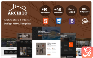 Archito - Modern Architecture & Interior Design Responsive Bootstrap Website Template 1.0