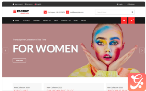 Promot Fashion Shop Bootstrap Website Template 1.0