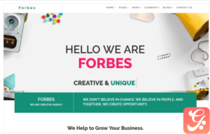 Forbes - Multipurpose HTML5 Website Template 1.0
