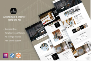 Kitecx - Architecture & Interior Elementor Template Kit