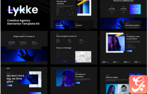 Lykke - Creative Agency Elementor Template Kit