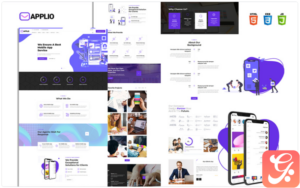 Applio Creative Responsive Mobile App Website Website Template 1.0
