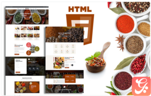 Masala Organic Spices Responsive Shop Website Template 1.0