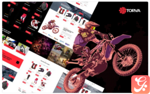 Trova Sports Motor Bike Shop and Accessories Website Template 1.0