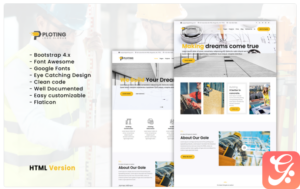 Ploting Construction & Architecture Company Responsive Multipage Website Template 1.0