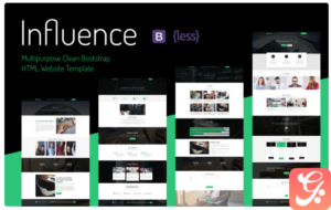 Influence - Multipurpose Clean Bootstrap HTML Website Template 1.0