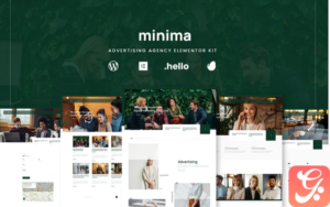 Minima - Advertising & Business Agency Elementor Template Kit