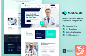 MedicaLife – Health Care & Medical Elementor Template Kit