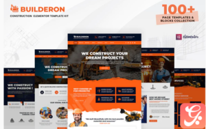Builderon – Construction Elementor Template Kit