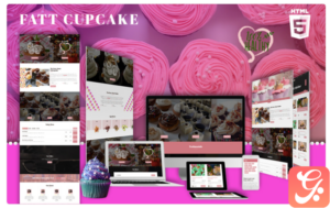 Dessert & Bakery HTML5 | Fatt Cupcake Website Template 1.0