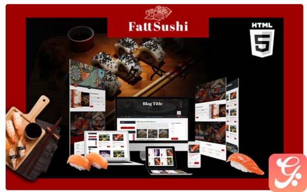 Fattsuhi | Japanese Sushi Restaurant HTML5 Website Template 1.0