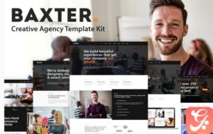 Baxter - Creative Agency Elementor Template Kit