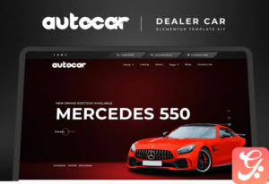 Autocar - Car Dealer Elementor Template Kit