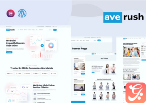 Averush - Digital Marketing & Creative Agency Elementor Template Kit