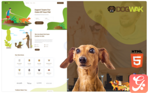 Dog Wak - Dog Walking Services Website Template 1.0