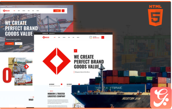 Delco | Logistics and Cargo HTML5 Website Template 1.0