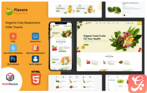 Flavoro - HTML5 Multipurpose eCommerce Website Template 1.0