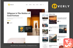 Everly - Blog & Magazine Elementor Template Kit