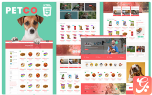 Petco | Pet and animal Shop Website Template 1.0