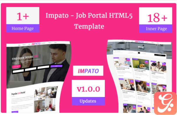 Impato- Job Portal Html5 Teamplate Website Template 1.0