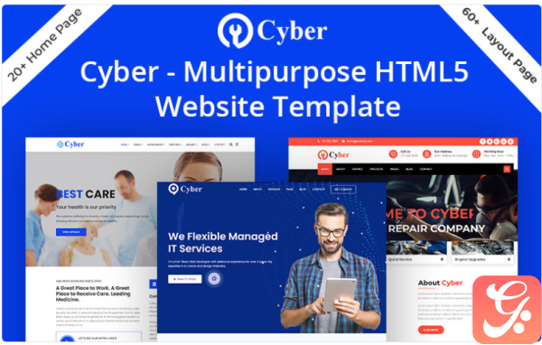 Cyber Multipurpose HTML5 Website Template