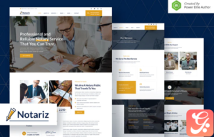Notariz – Notary Public & Legal Services Elementor Template Kit