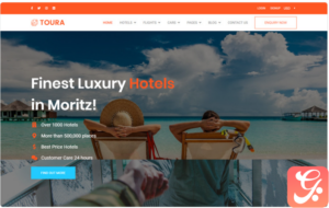Toura - Travel Agency Booking Responsive Website Template 1.0
