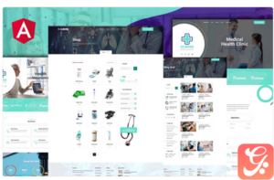 Clinvee Angular Medical Doctor Responsive Clinic Website template Website Template 1.0