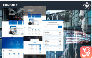 Fundly | React JS Loan Company and Financial Counselor Website template Website Template 1.0