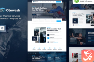 Otowash – Car Washing & Cleaning Services Elementor Template Kit