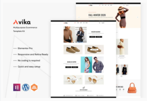 Avika - Multipurpose eCommerce Elementor Pro Template Kit