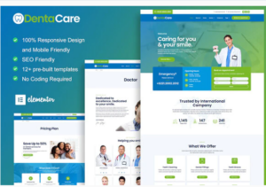 DentaCare - Dentist & Medical Elementor Template Kit