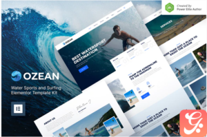 Ozean – Water Sports & Surfing Elementor Template Kit