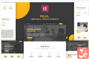Yello - Digital Agency Elementor Template Kit