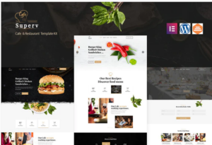 Superv Cafe - Restaurant Elementor Template Kit