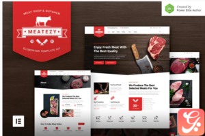 Meatezy – Meat Shop & Butcher Elementor Template Kit
